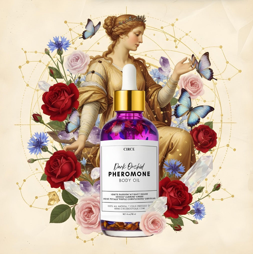 Dark Orchid Pheromone Body Oil – Orchid, Jasmine & Amber Ritual Oil